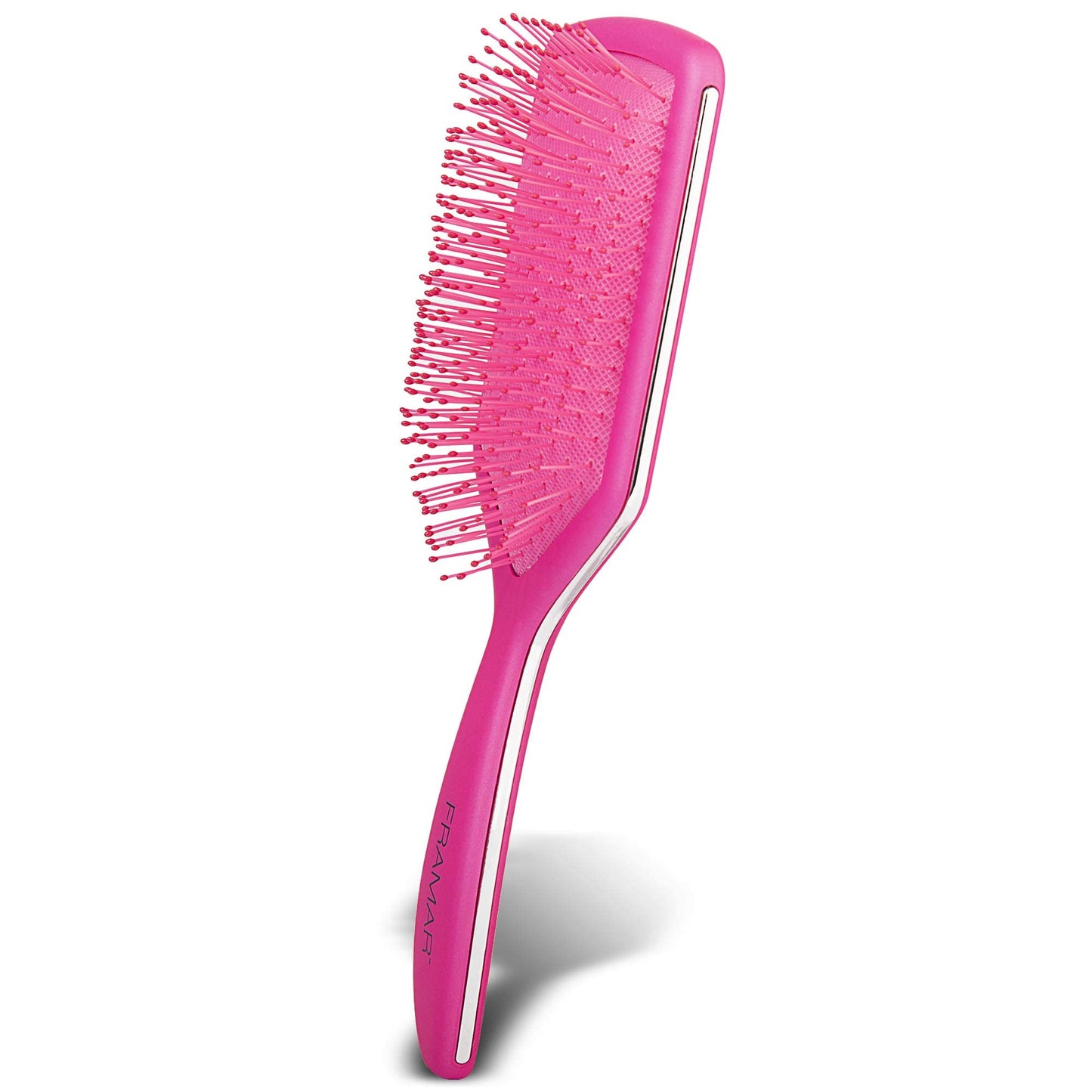 FRAMAR Paddle Hair Brush For Women – Wet Paddle Brush For Thick Hair, Wet Hair Brushes For Women, Pink Hair Brush Detangler – Reduces Breakage