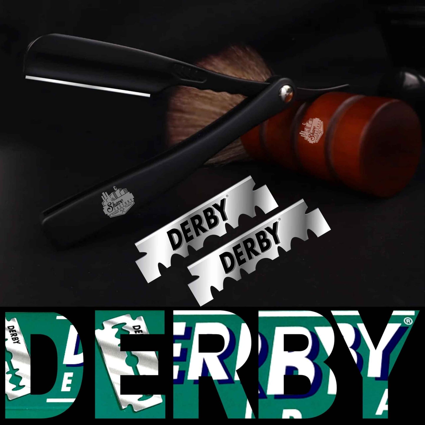 300 "Derby Professional" Single Edge Razor Blades for straight razor