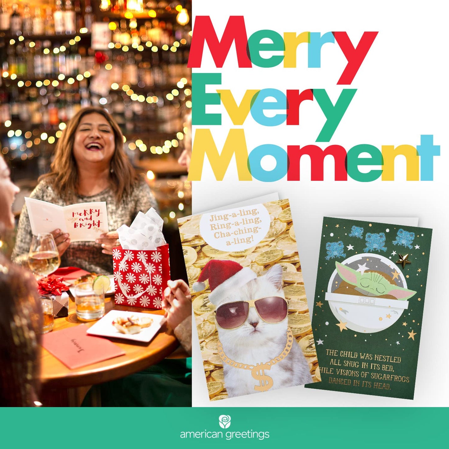 American Greetings Christmas Card for Daughter (Toward Your Dreams)