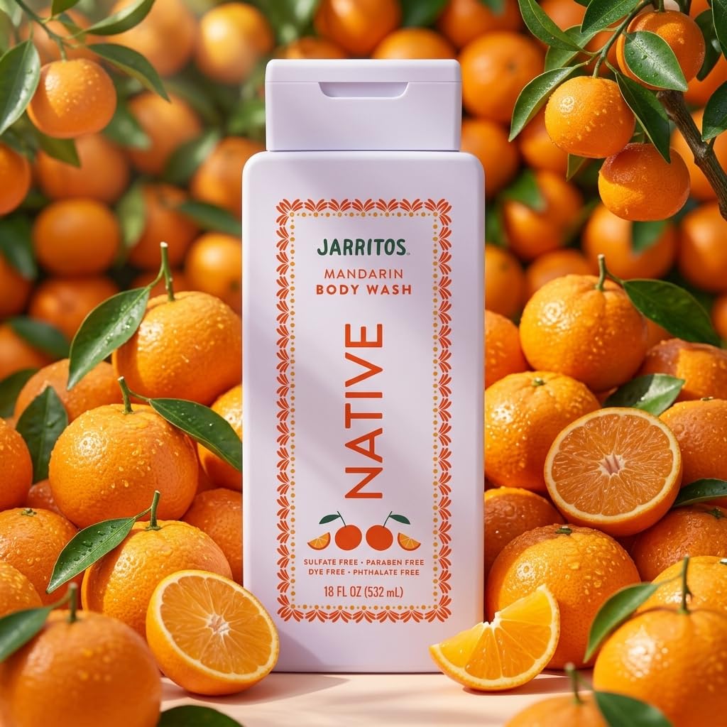 Native Limited Edition Jarritos Mandarin Scent Body Wash - 18 fl oz