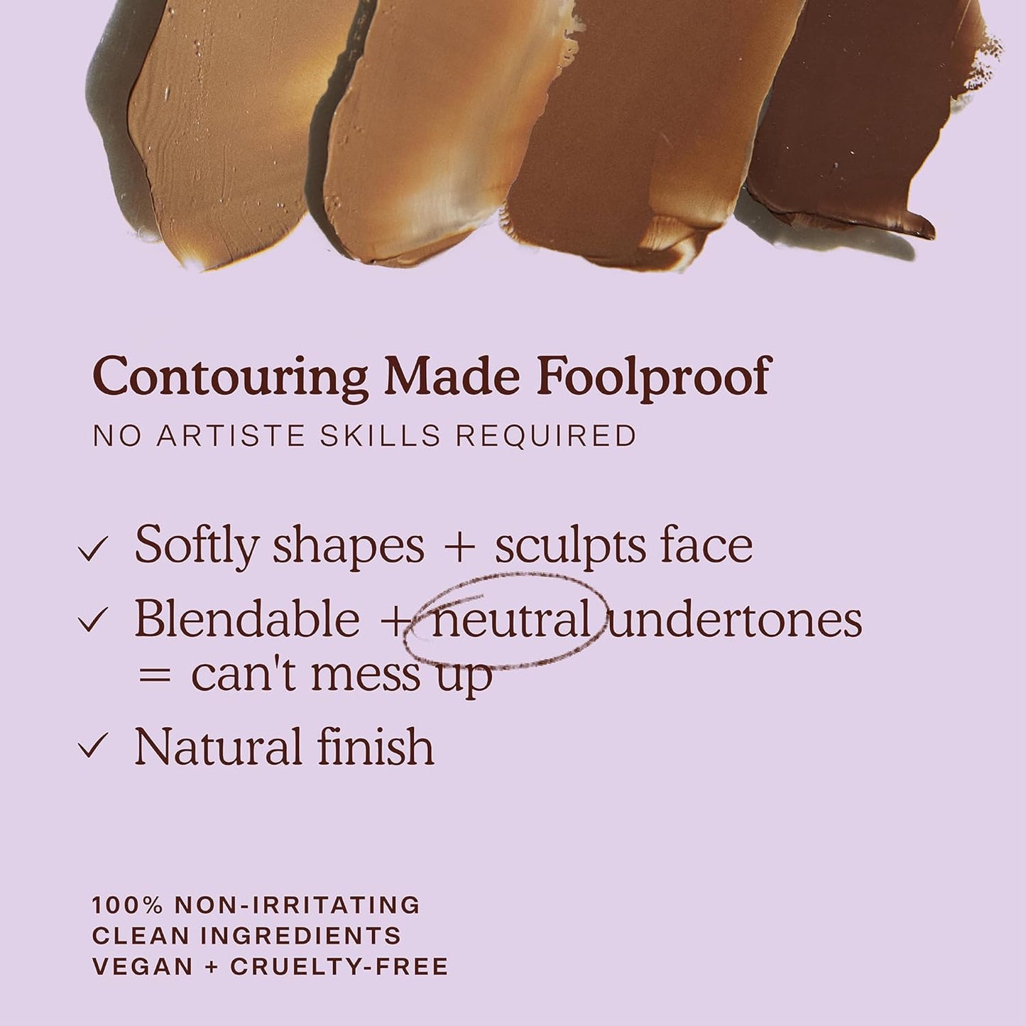 Tower 28 Sculptino Cream Contour - Vegan Matte Bronzer Balm for Sensitive Skin | Deep Neutral (0.16 oz)