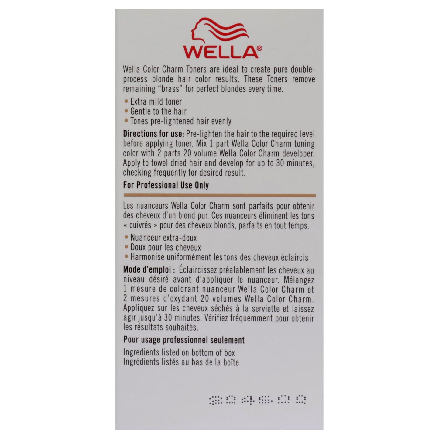 WELLA Color Charm Hair Toner, Neutralize Brass With Liquifuse Technology, T35 Beige Blonde, 1.4 oz (Pack of 2)