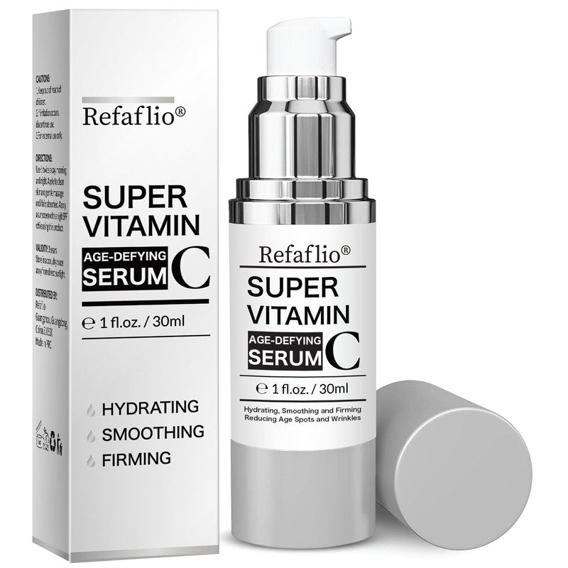 Super Vitamin C Serum for Women over 70, Wrinkle Cream for Face, Anti Aging Cream, Hydrates, Softens, Lifts and Firms Super Vitamin C Serum (30ml, Lemon)