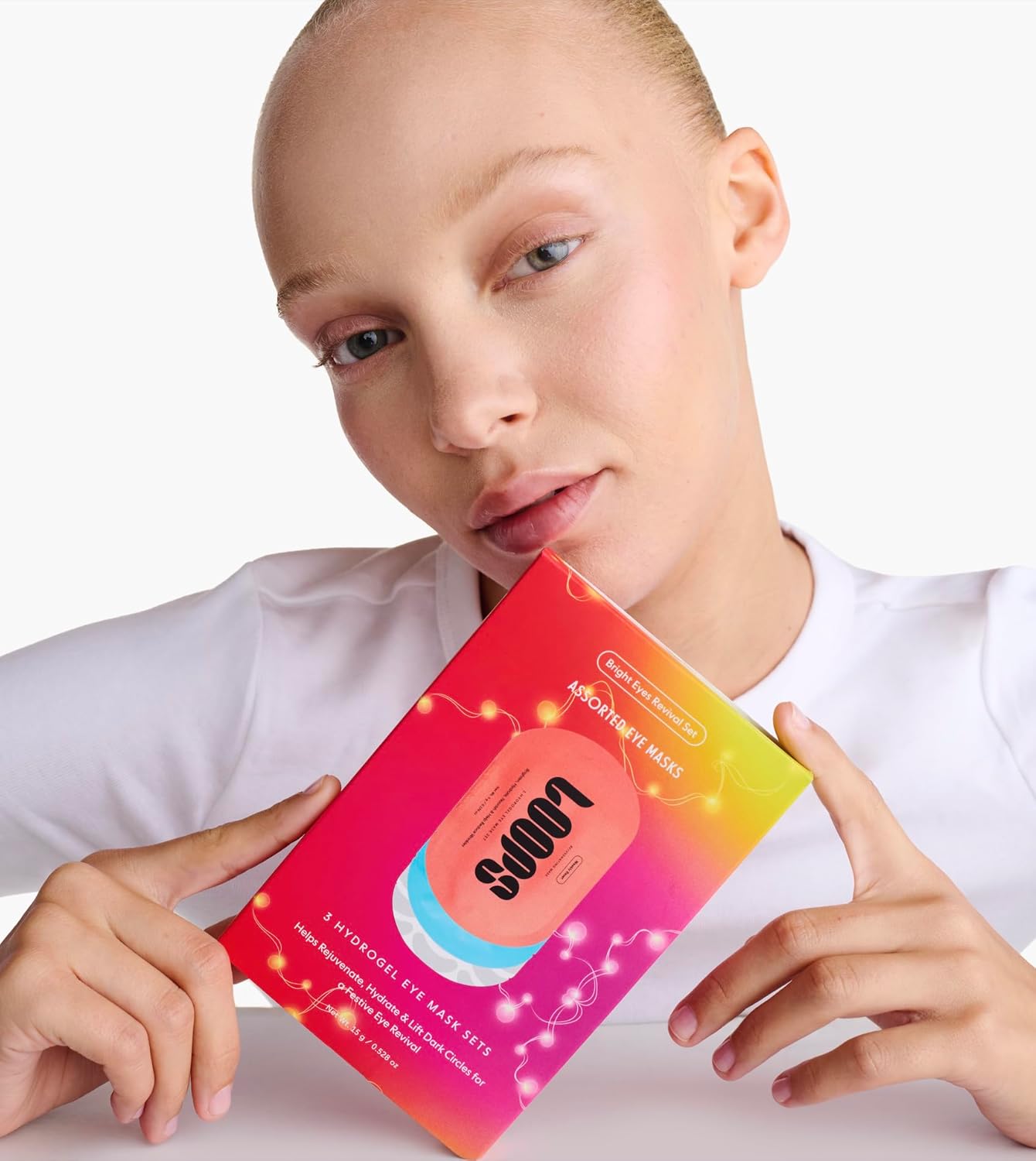 Hydrating Hydrogel Eye Masks - Revitalize & Refresh | 5 Pairs, Red