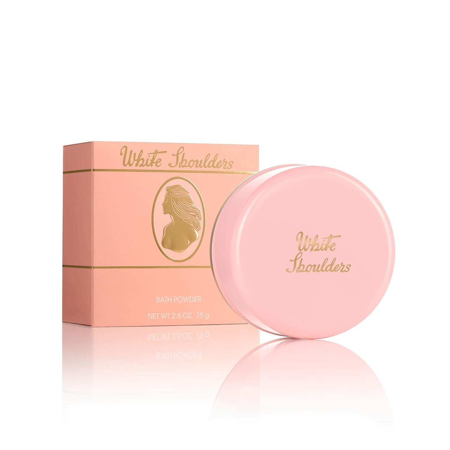 Elizabeth Taylor Body Powder - White Diamonds Fragrance with Puff | 2.6 Oz & Evyan Bath Powder - White Shoulders | 2.6 Oz