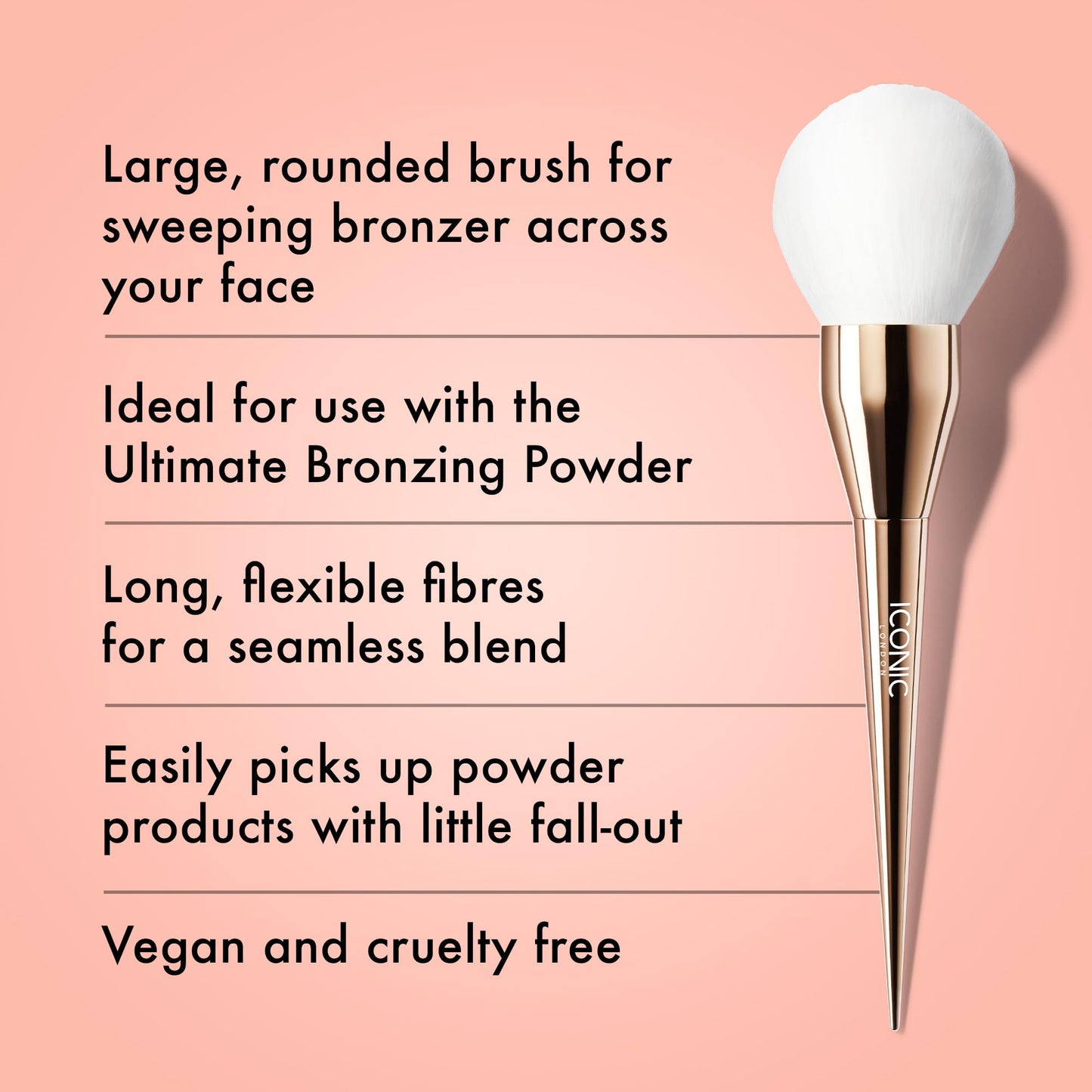ICONIC LONDON Ultimate Bronzing Makeup Brush | Luxury Brush