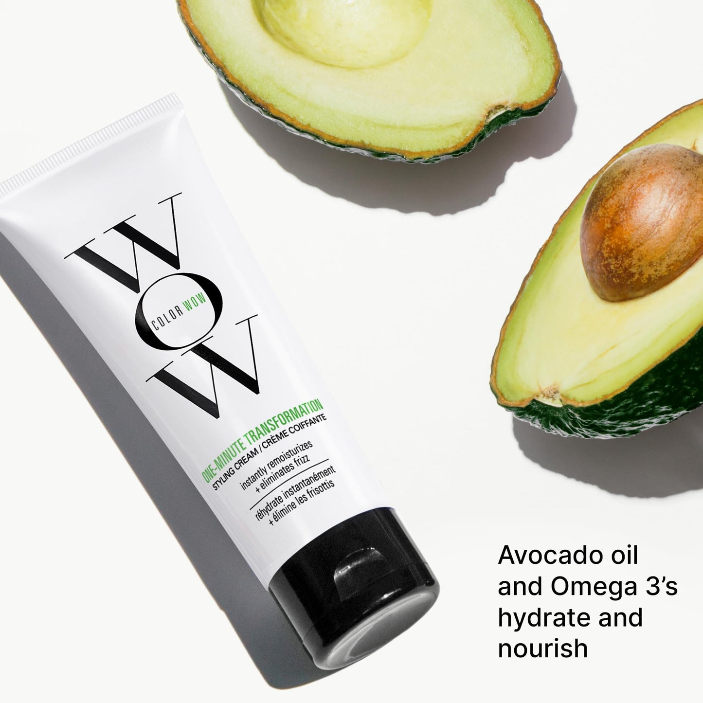 COLOR WOW One Minute Transformation, Nourishing Styling Cream for Instant Frizz Control and Smoother Hair