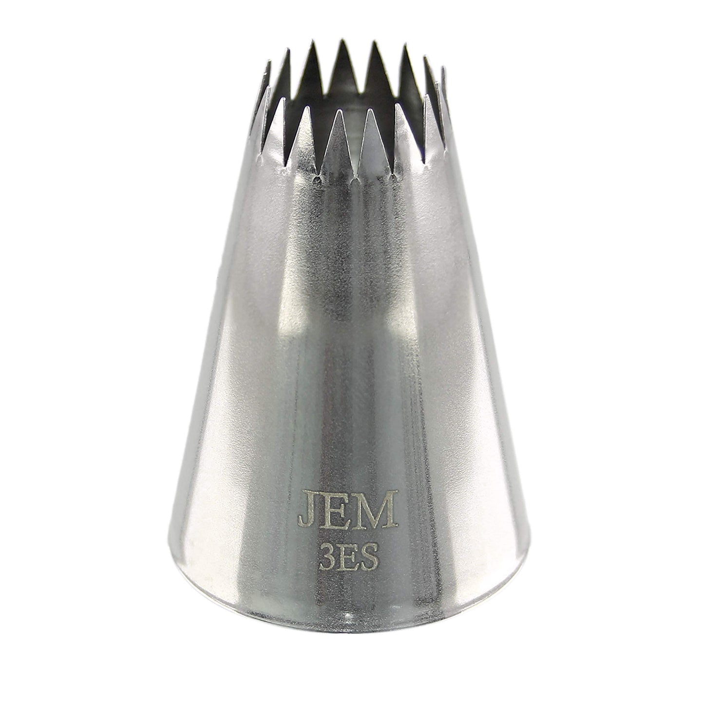 JEM Large Fine Star Savoy Piping Nozzle Decorating Tip #3ES