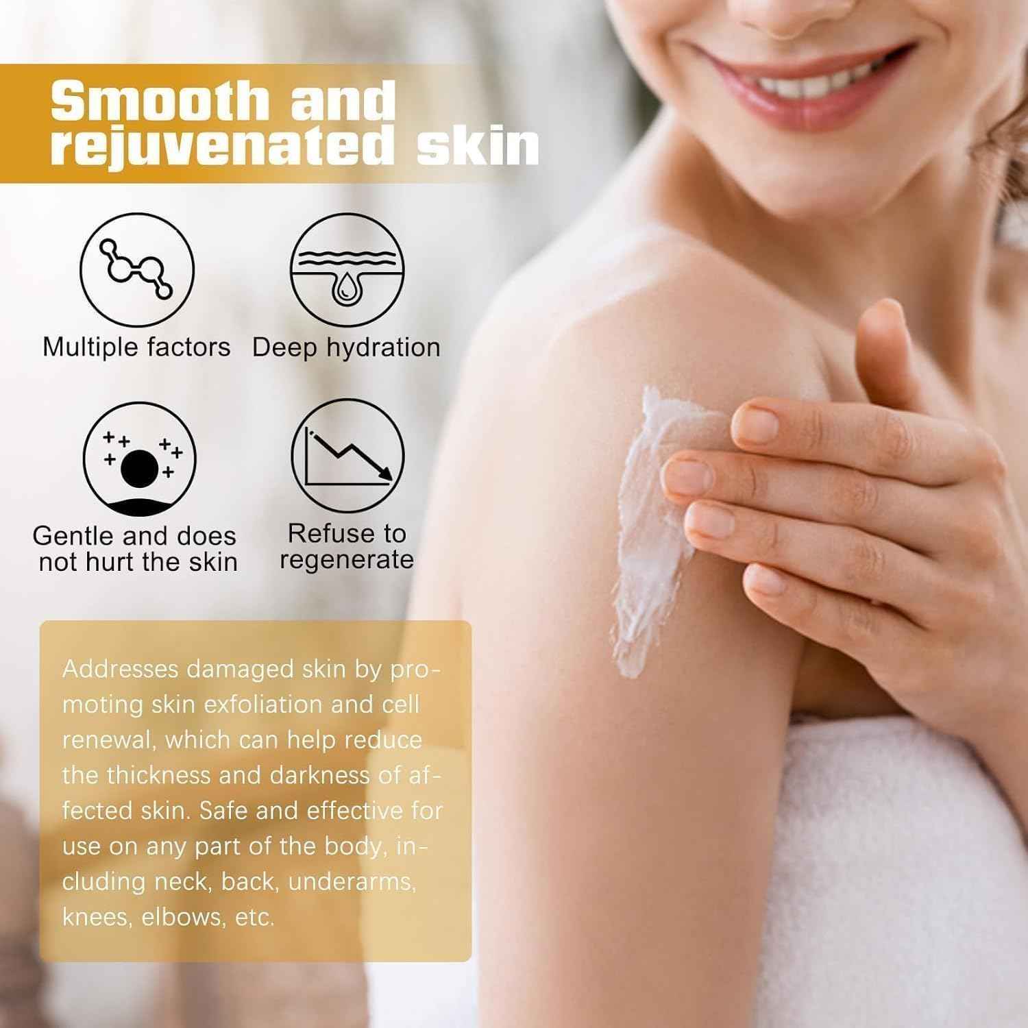 Intimate Area Dark Spot Corrector - Underarm Cream for Dark Armpit, Knees, Elbows, Inner Thigh, Private Parts and Neck, Quick Results, Crema para Aclarar las Axilas y Partes Intimas, 1.8 FL.Oz (3 PCS)