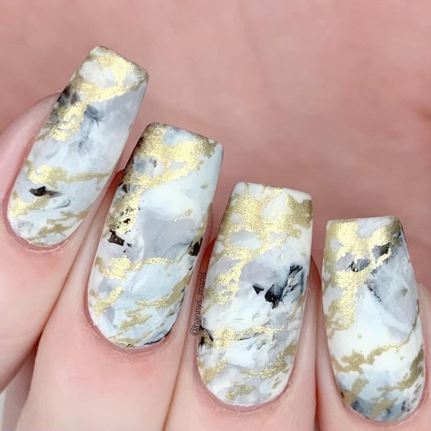 Maniology Heart of Stone Nail Stamping Plate | Marble-Themed Nail Art