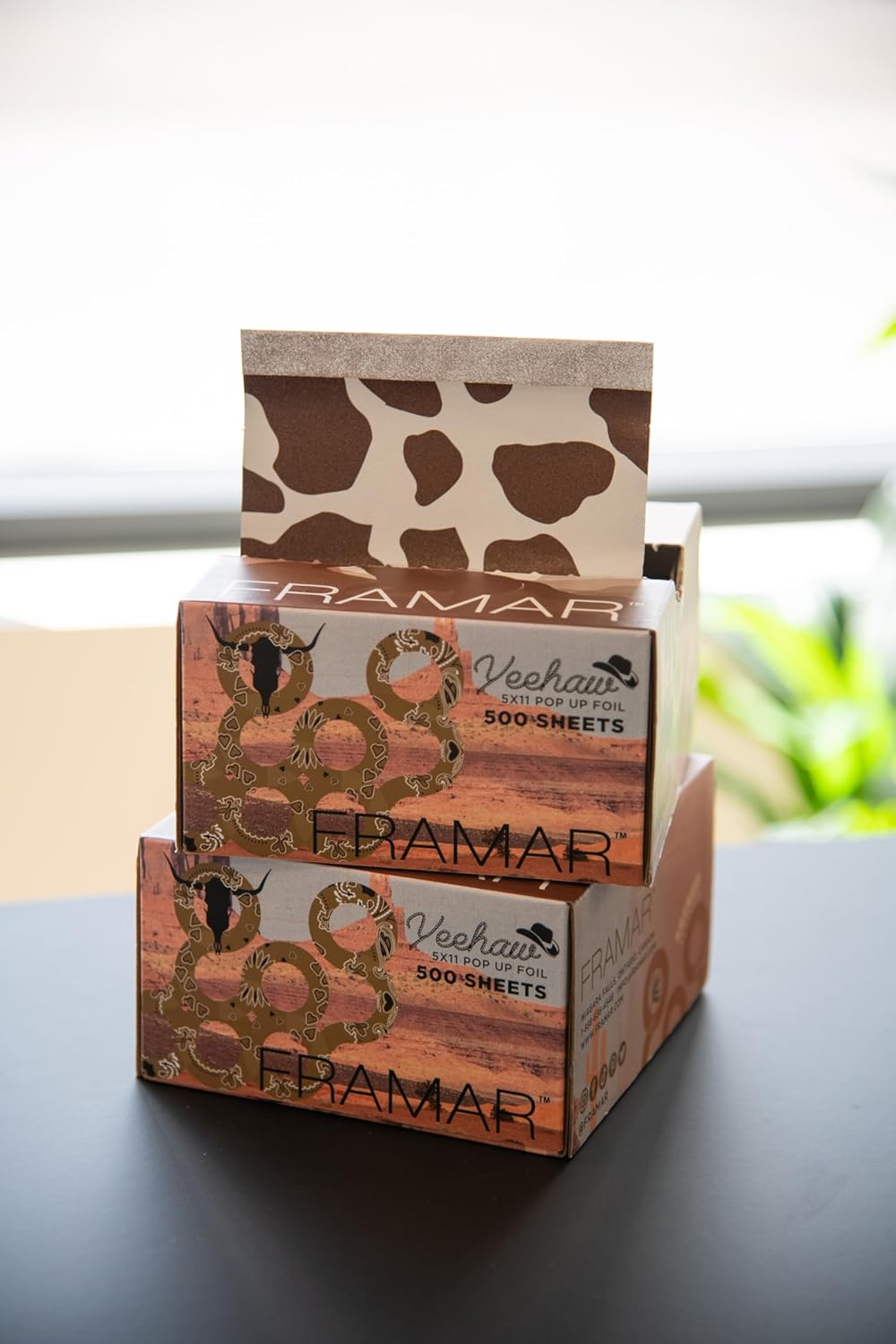 FRAMAR Hair Foils for Highlighting | Curly Hair Detangler Brush - Professional Quality