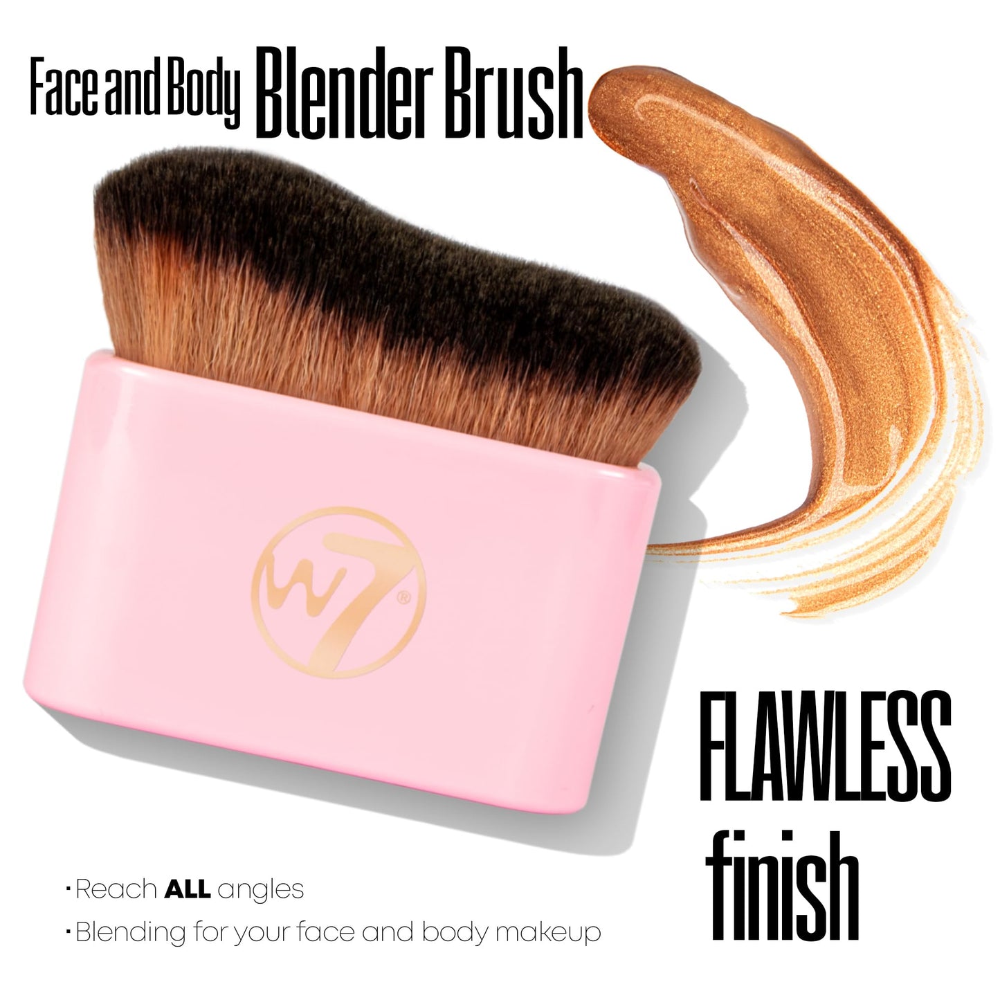 W7 Golden Glow Drops Essential Trio - 3Pcs - Liquid Bronzing Drops, Moisturizer & Body Brush