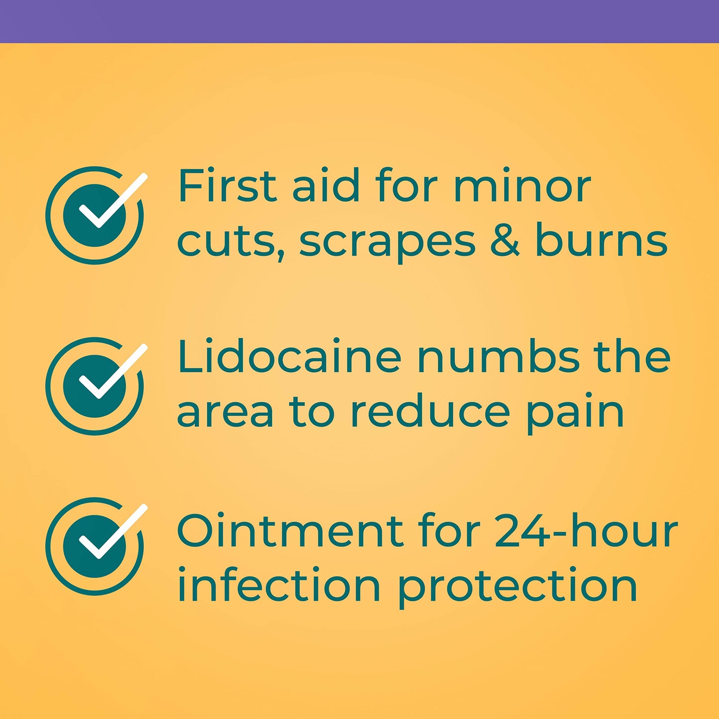 Neosporin + Lidocaine First Aid Triple Antibiotic Ointment, Fast-Acting, Maximum Strength Topical Pain Relief, 24-Hour Infection Protection that Numbs Away the Pain for Minor Wound Care, 0.5 oz