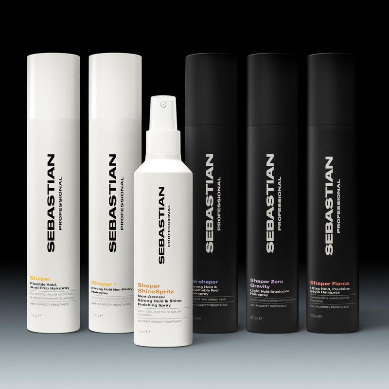 Sebastian Professional Shaper Classic Hairspray, 80 VOC% | Flexible to Medium Hold | Brushable with Control | 10.6 oz