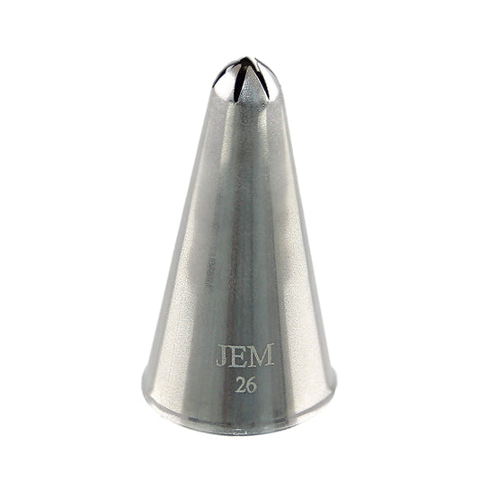 JEM Closed Star Piping Nozzle Decorating Tip. #26
