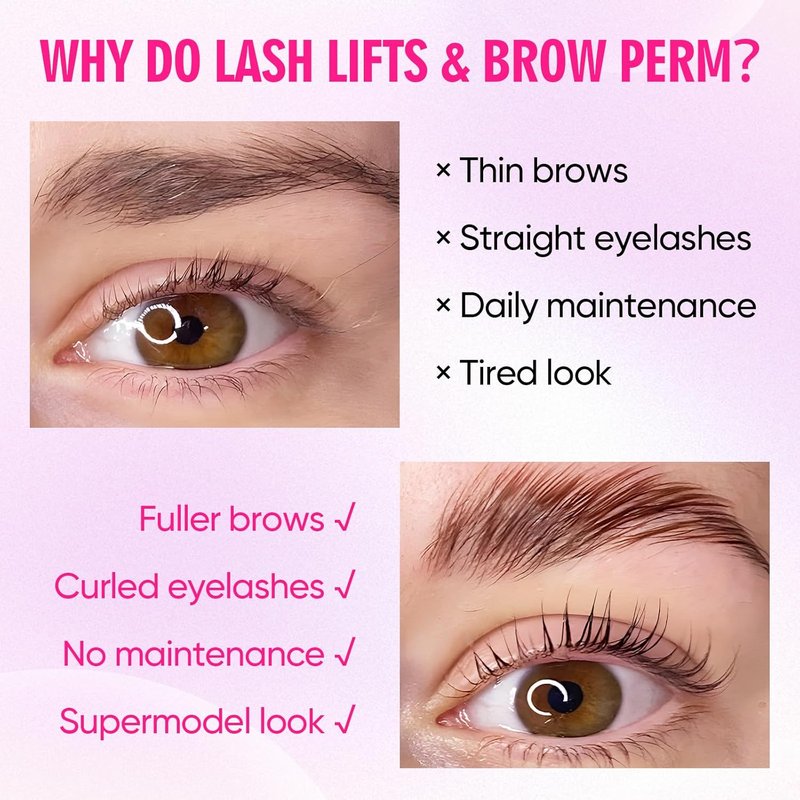 Lash Lift Kit - DIY Eyelash Perming System for Fast 5-Minute Lifts | Lasts 6 Weeks (30 Pcs)