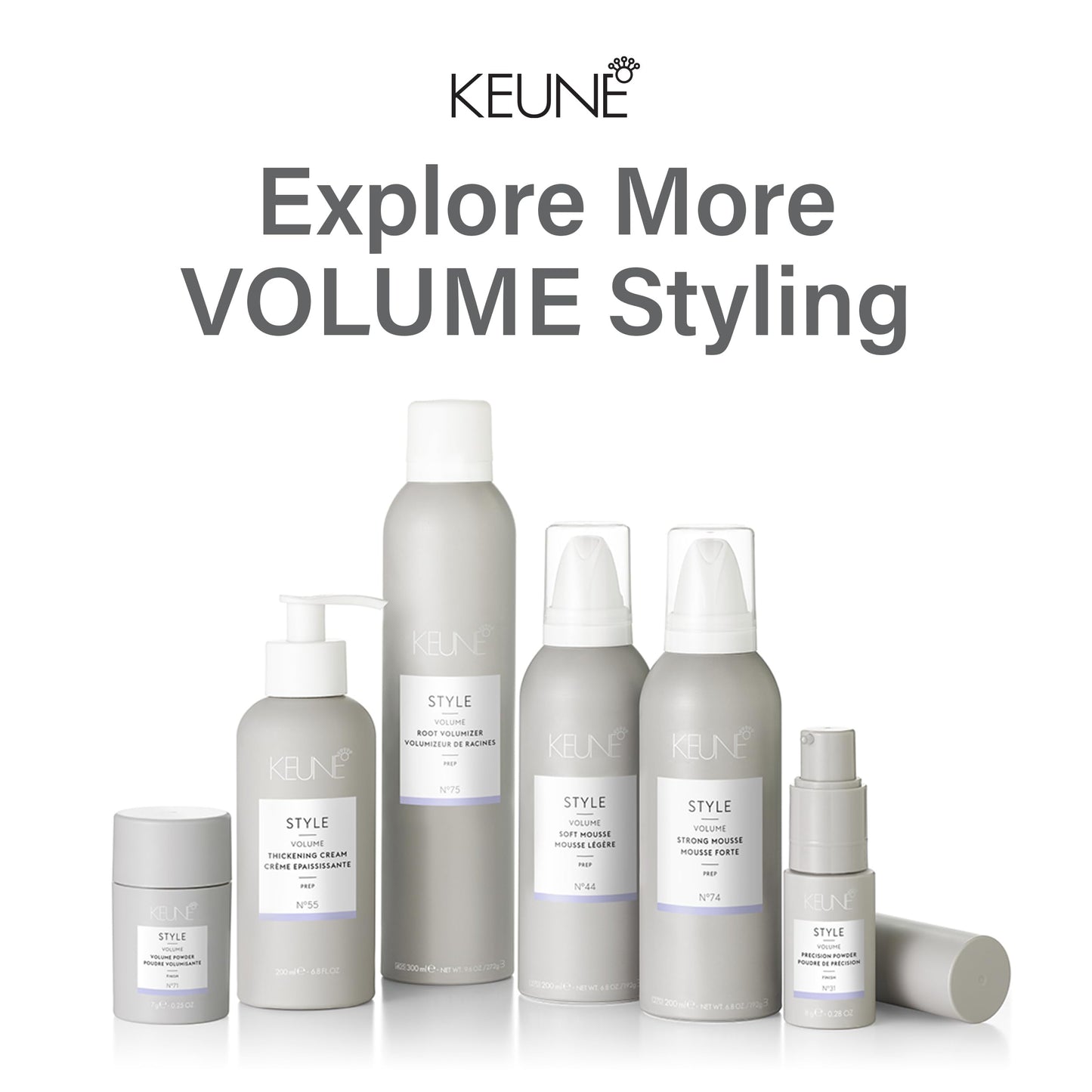 KEUNE Style Root Volumizer Spray for Hair, Ultra-Light Root Lifting Spray, 9.5 Fl Oz