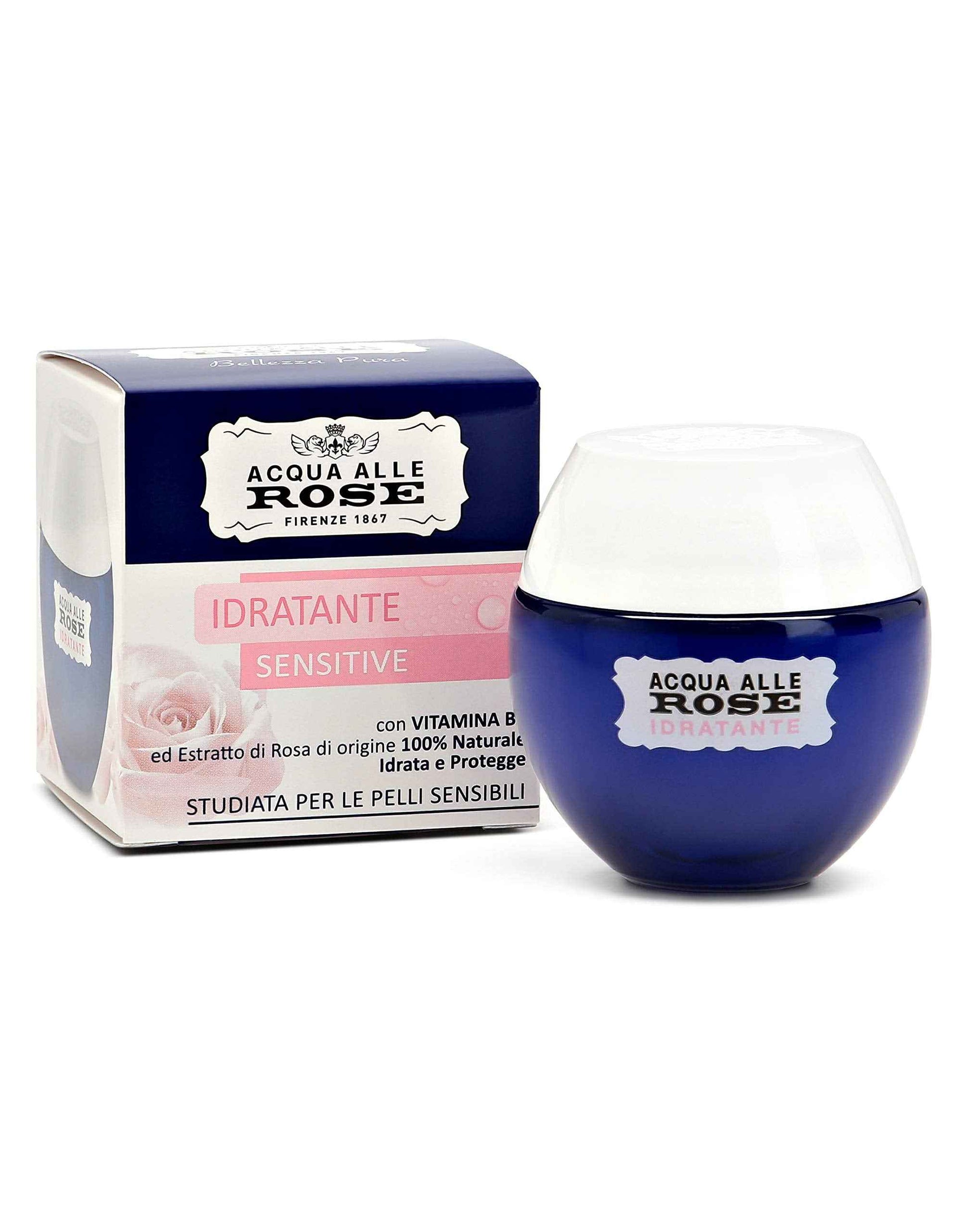 Roberts:"Acqua alle rose" Moisturizing Lenitive Face Cream 50ml 1.69fl.oz [ Italian Import ]
