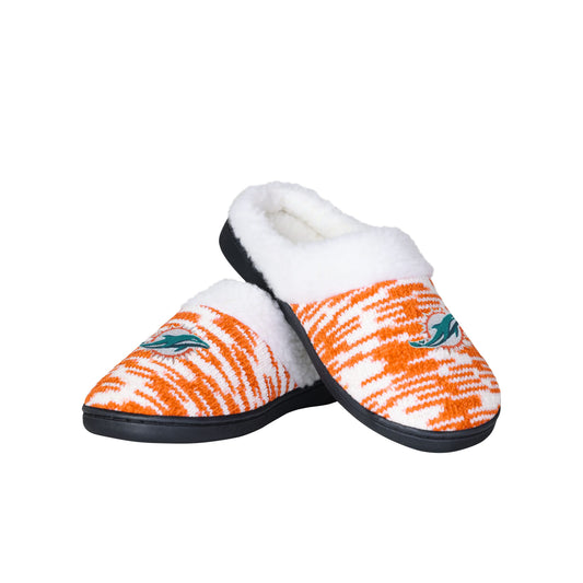FOCO womens Sherpa Lined Colorblend Cup Sole Slippers, Team Color, 9 10 US