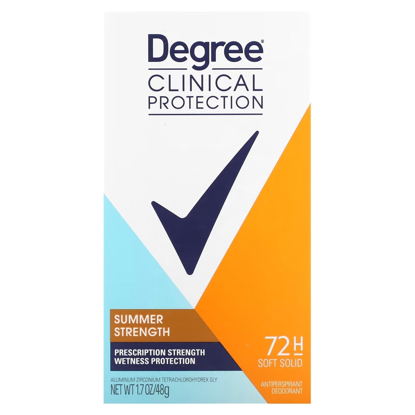 Degree Deodorant for Women, Clinical Protection Summer Rose 4-Pack – Prescription Strength 96H Antiperspirant, Soft Solid, 1.6 Oz Ea