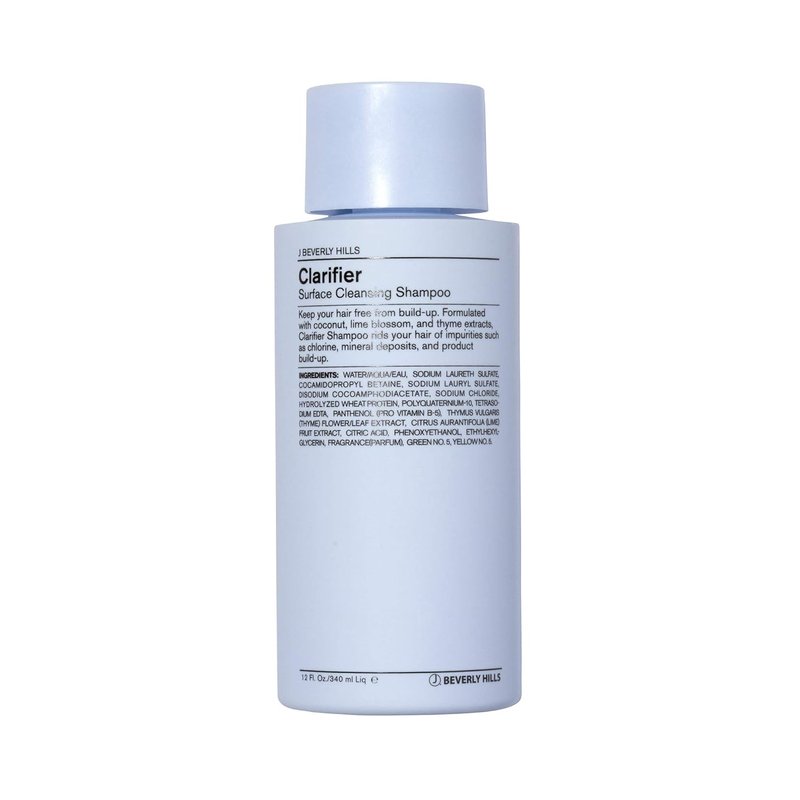 J Beverly Hills Blue Clarifier Shampoo - Coconut Oil Hydrating Formula | 12 Oz & 32 Oz Sizes