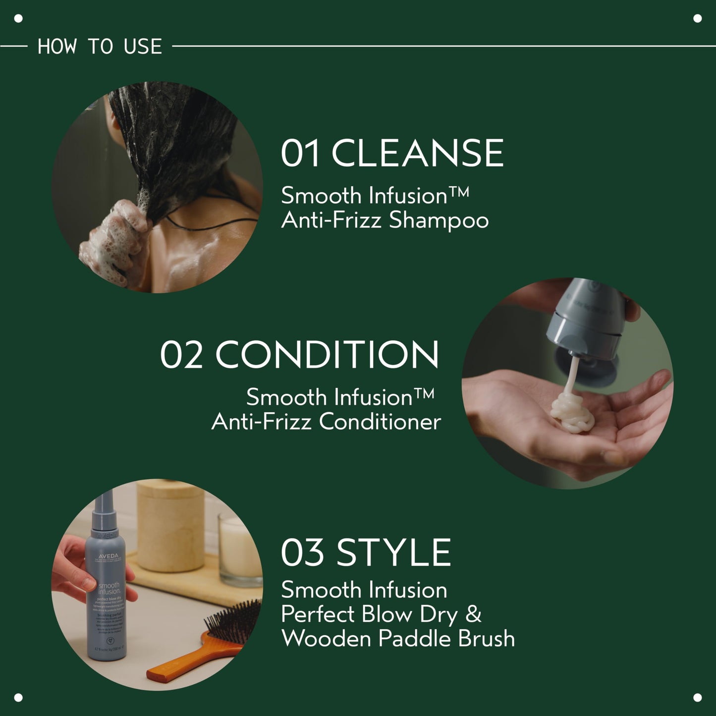 Aveda Smooth Infusion Anti-Frizz Shampoo | Smoothing Shampoo | Frizz Control | Protects Against Humidity | Silicone Free | for Medium and Thick Hair | 95% Naturally Derived*, 1.7 Fl Oz