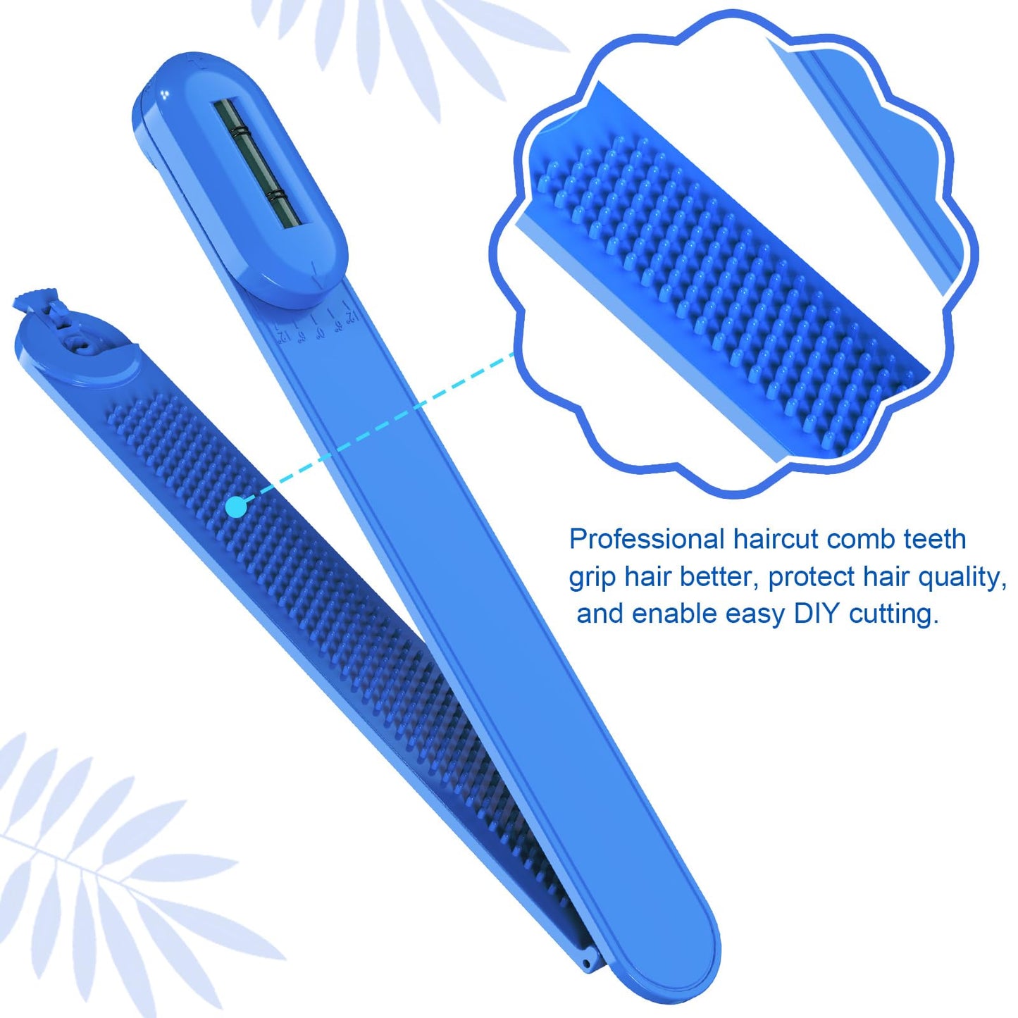 Professional Hair Cutting Kit for Women & Kids - Hair Scissors, Split Ends Trimmer & Bangs Clips - DIY Home Haircut Tools for Precision Cutting, Styling & Trimming