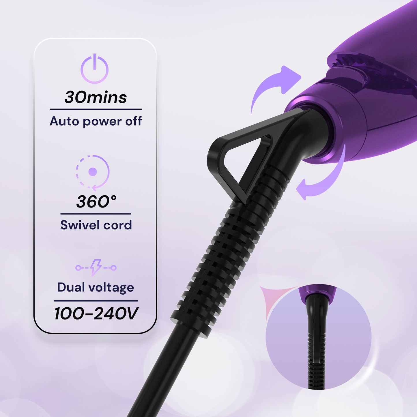Manelix 0.3 Inch Super Slim Mini Flat Iron for Short Hair, Hair Straightener and Curler 2 in 1, Dual Voltage PTC and Ceramic Small Flat Iron