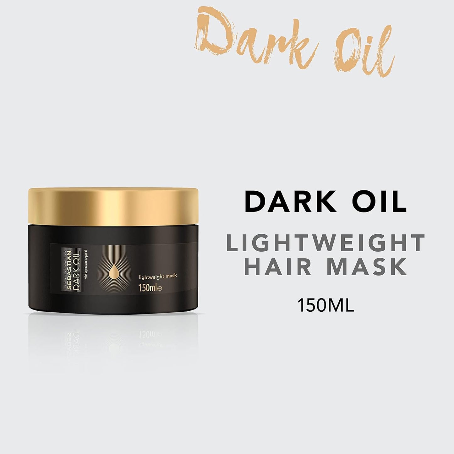 Sebastian Professional Dark Oil Treatment Mask - Nourishing Natural Oils for 3X Smoother Hair