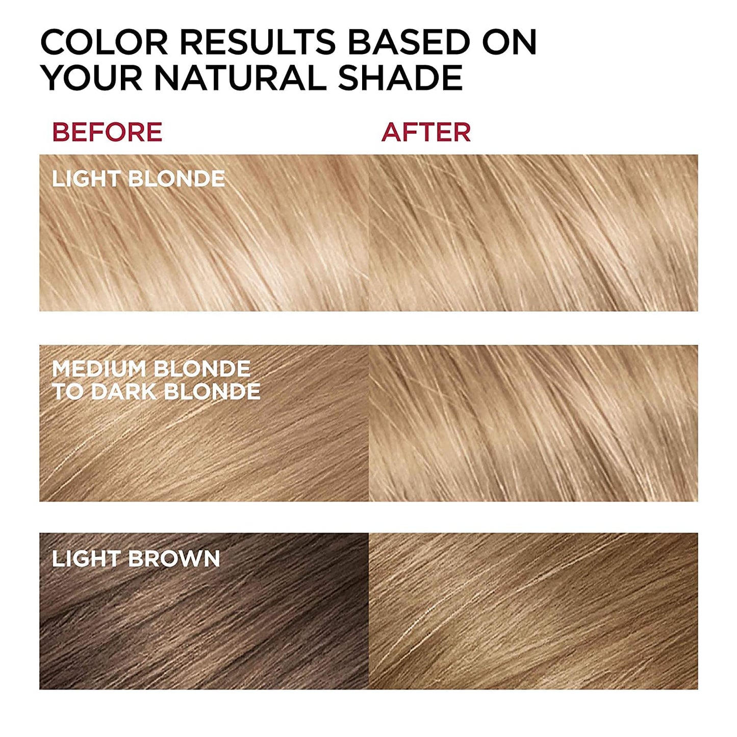 L'Oreal Superior Preference Hair Color 8 Medium Blonde (Pack of 3)