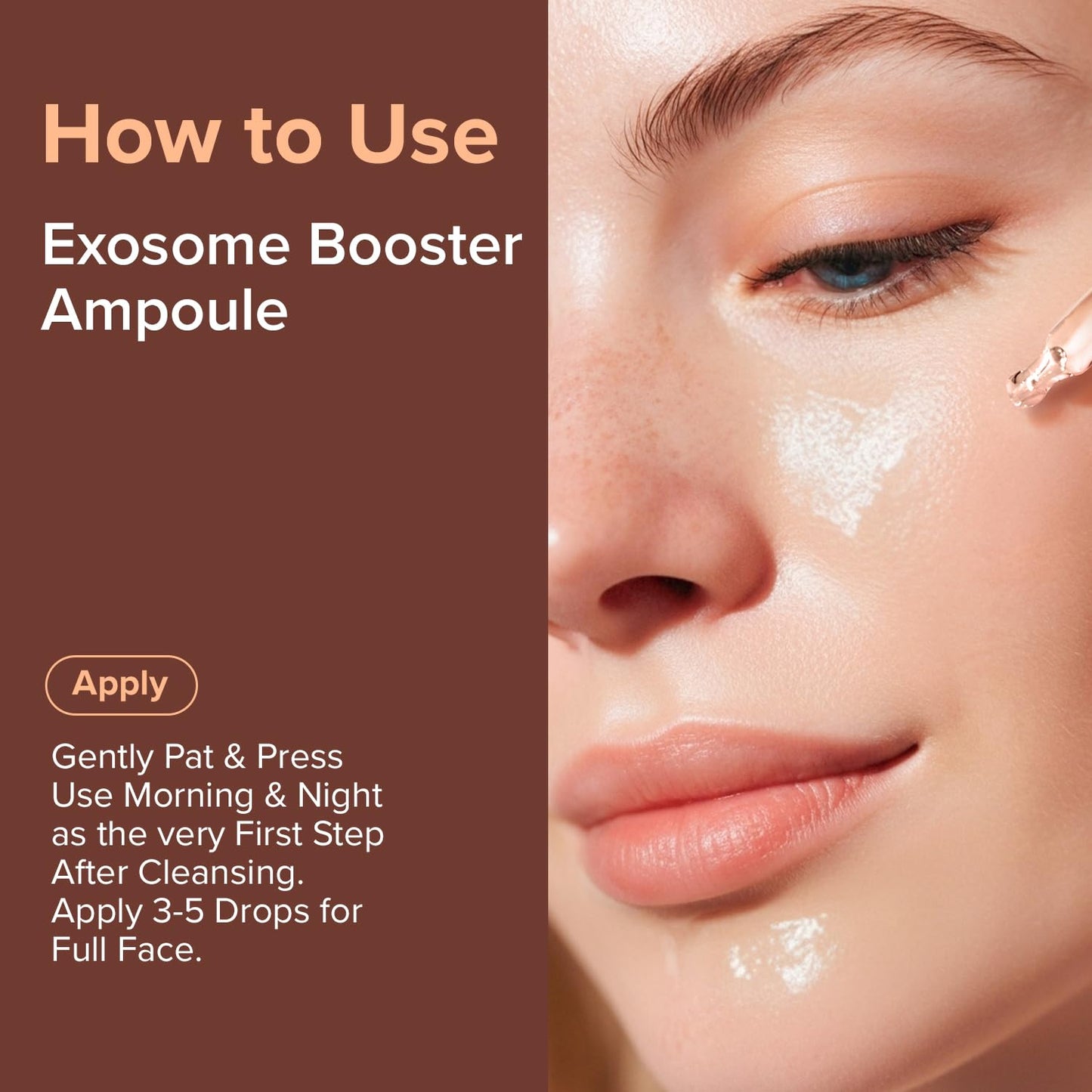 idplacosmetics EXO-V Booster Ampoule 1.01 fl.oz (30ml) – Exosome Serum (720,000 PPM) with PDRN & Glutathione, Korean Skincare Microneedling Serum, for Smoother-Looking Texture & Elasticity Support.