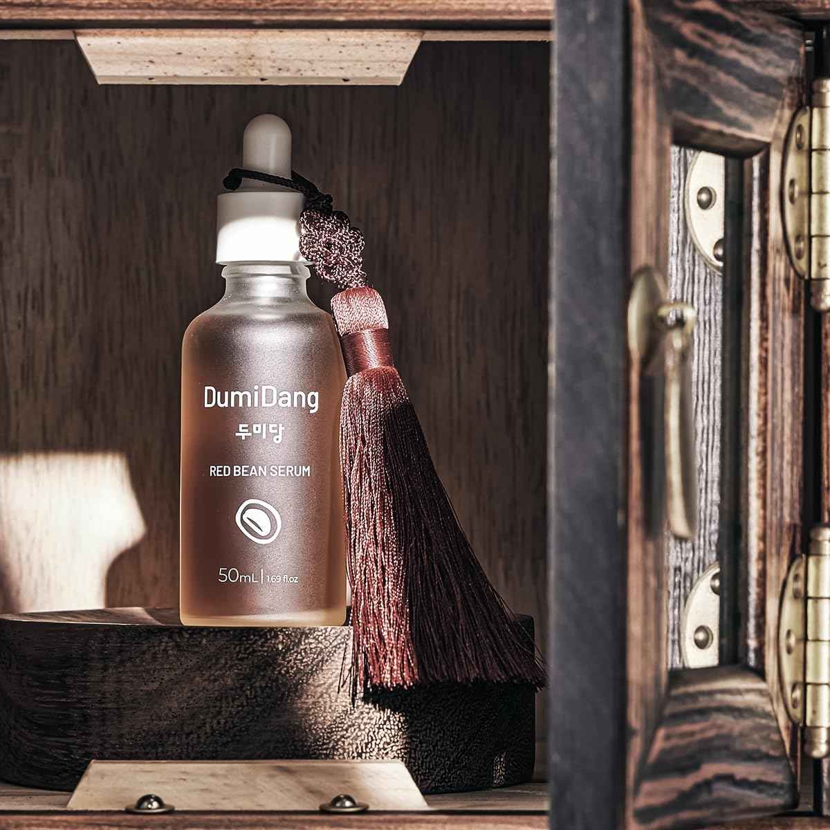DumiDang Red Bean Serum - Korean Traditional Vegan Skincare Formula, Anti-Aging & Nourishing skin with Fermented Red Bean Extract and Kelp Extracts, 50mL | 1.69fl. oz