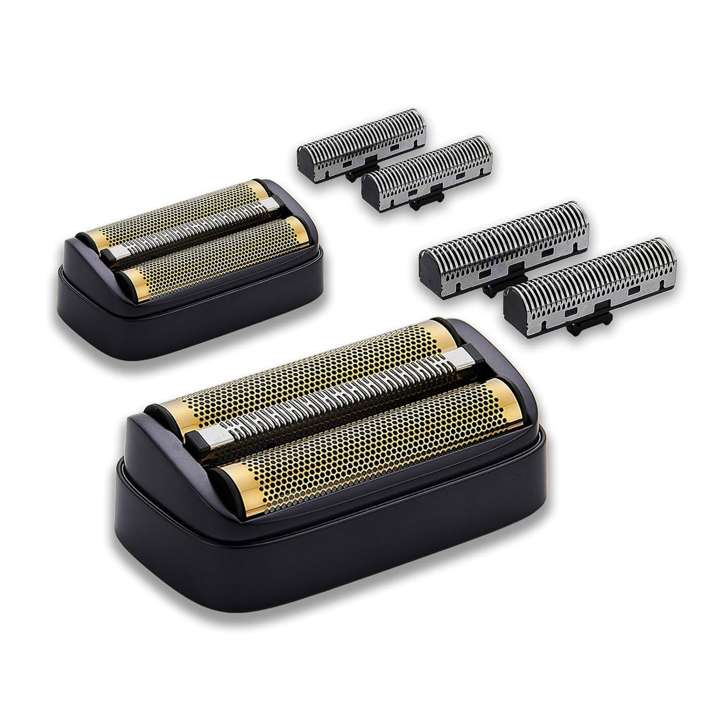 Shaver Replacement Foil & Inner Cutters - Compatible with Andis 17300 reSURGE Electric Shaver | 2 Pack, Black