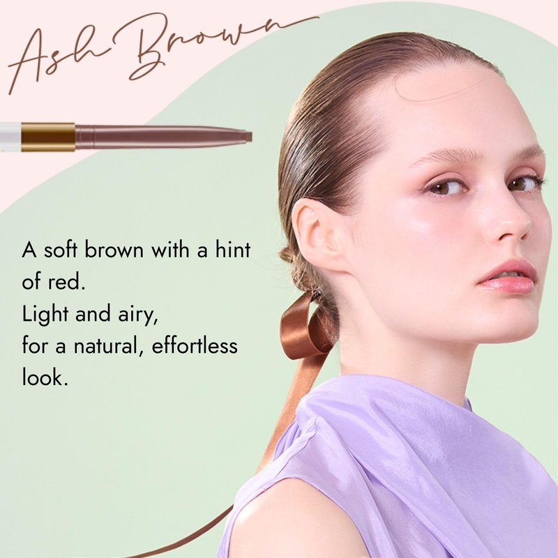 LoveLiner Pencil Eyeliner, Long Lasting Eyeliner for Precision & Versatility, Smudge-Proof, Soft Rewindable Tip, Travel-Friendly Design, Ash Brown