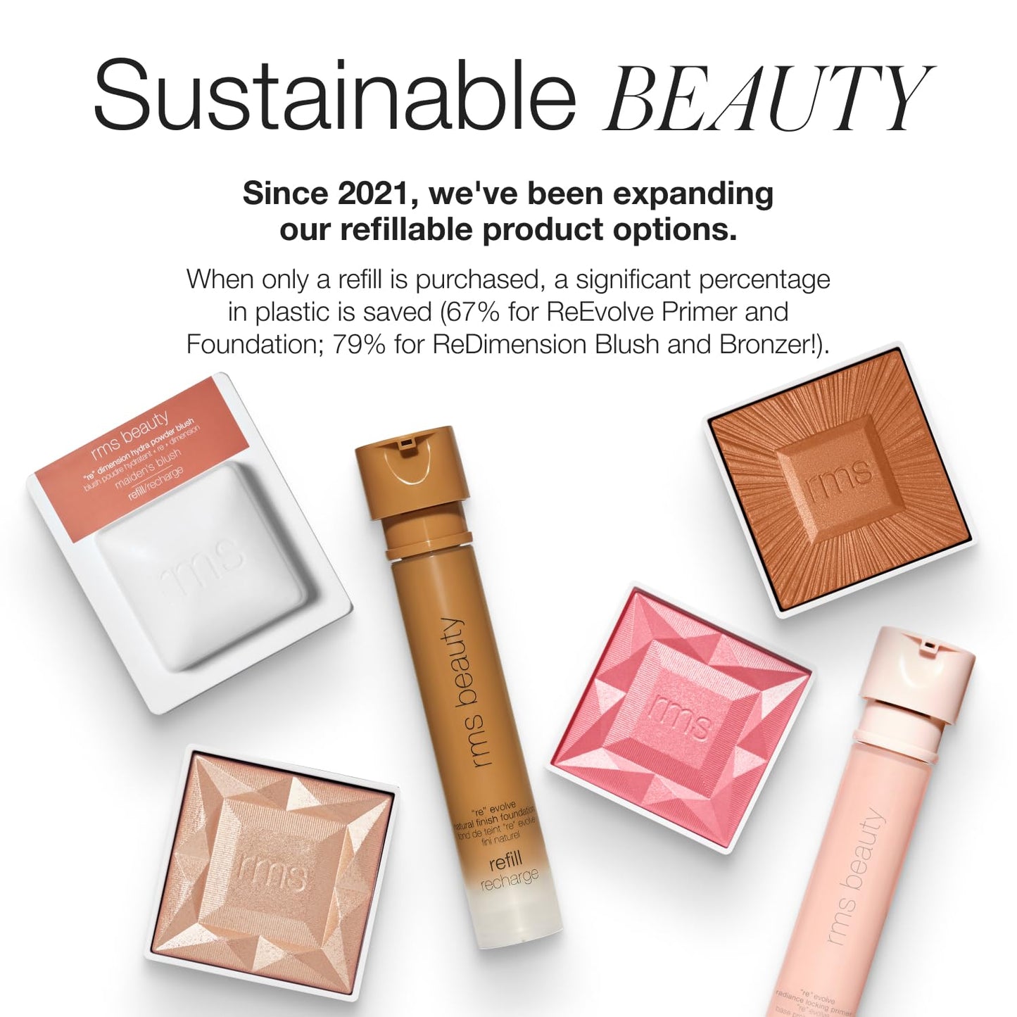 RMS Beauty ReEvolve Natural Finish Liquid Foundation - Medium Coverage Silicone-Free Skin Tint Foundation for Mature Skin - Hydrating & Firming - 1oz