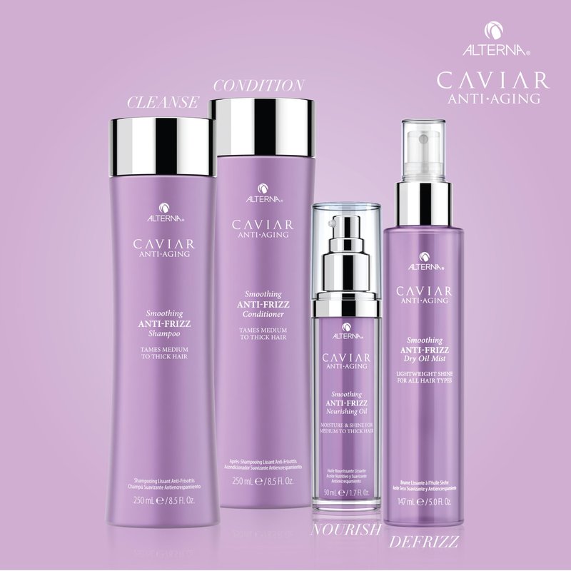 Alterna Haircare CAVIAR Anti-Aging Smoothing Anti-Frizz Conditioner 8.5 Fl Oz| For Medium, Thick Hair | Smooths Hair, Tames Frizz | Sulfate Free