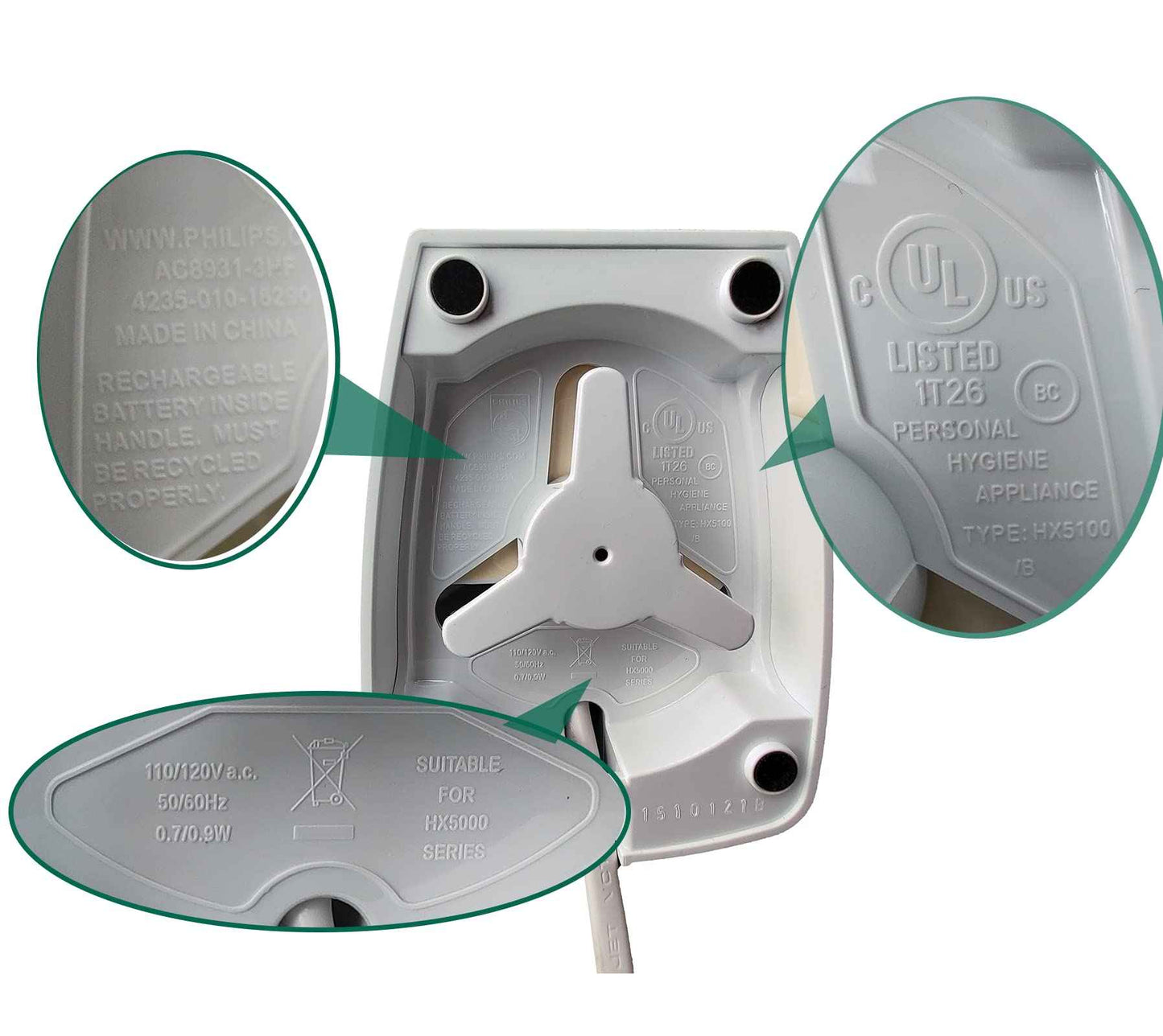 Toothbrush E-Series Replacement Charger for Philips Sonicare 423501010822 HX5251 HX5451 HX5751 HX5300 HX5310 HX5610 HX5810 HX5910 HX5350 HX5351 HX5500 HX5700 HX5740 HX5800