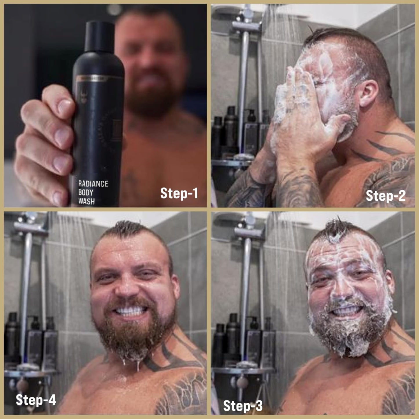 Men's Body Wash - Aesir's Triumph Natural Shower Gel | Skin Cleaning Agent - 240 mL / 8 fl. oz.