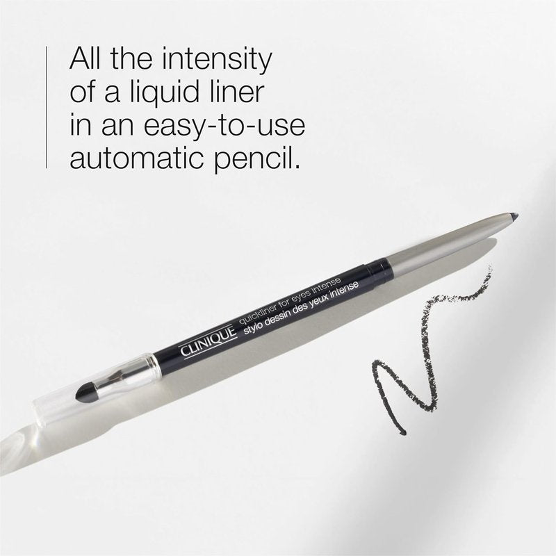 Clinique Quickliner For Eyes - Intense Water-Resistant Eyeliner Pencil | Smudge-Proof, Safe for Sensitive Eyes | 10 Shades Available
