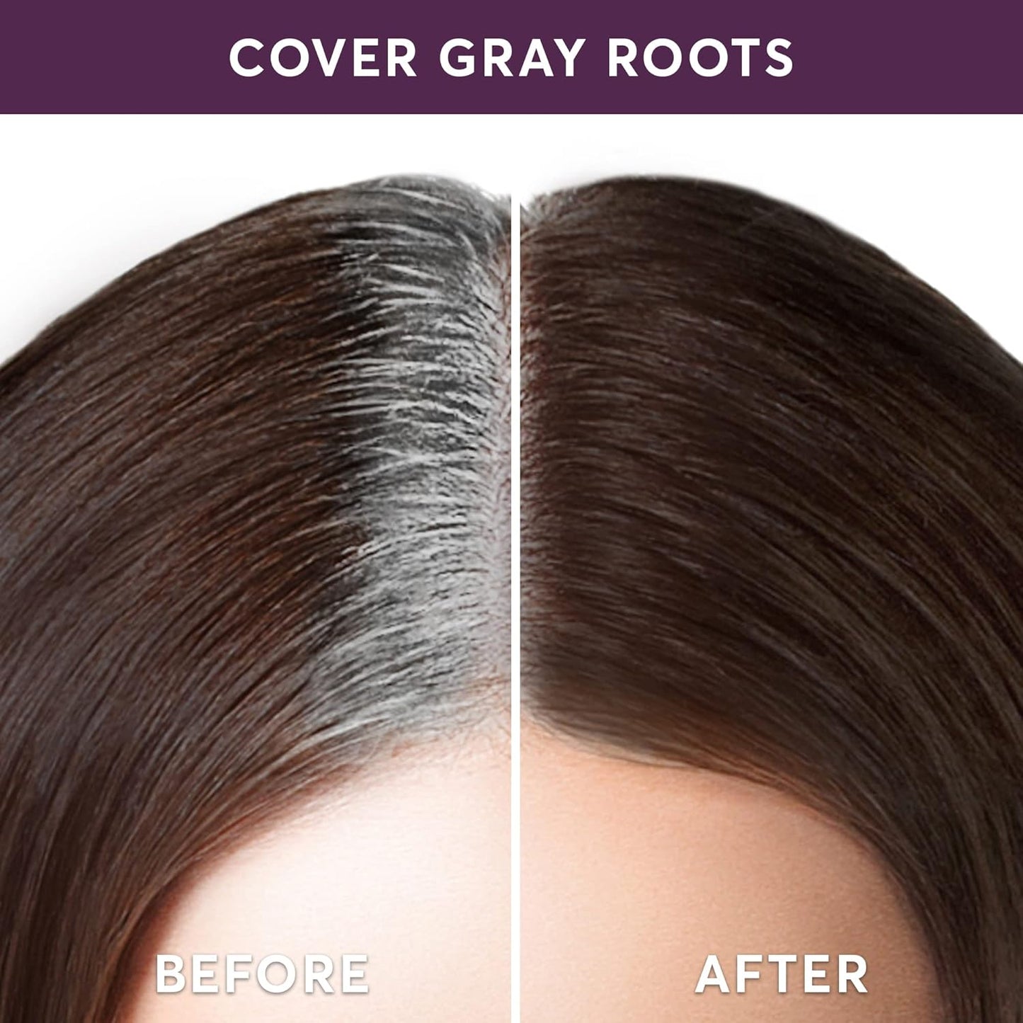 Madison Reed Root Touch Up Powder - Ombra Dark Brown | Instant Gray Coverage & Brow Filler, 0.13 oz (60 Uses)