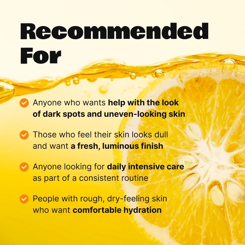 LALARECIPE Yuzu Vitamin C Serum with Niacinamide 5% & AHA, Korean Skin Care for Face, Hydrating Facial Serum for Uneven Skin Tone & Dark Spots (1.69 Fl Oz / 50ml)