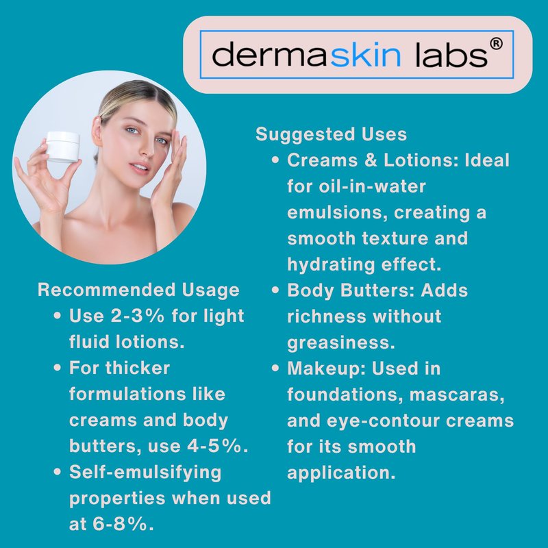 Olive 1000 Emulsifier, Cetearyl Olivate, Sorbitan Olivate 1000 Plant-Based Emulsifier Wax ECOCERT COSMOS Validated PEG-free self-emulsifying for DIY Skincare, Haircare Applications (4 oz)