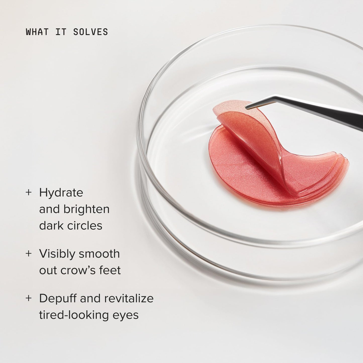 DRMTLGY Brightening Eye Masks – Biodegradable Hydrogel Under Eye Patches with Caffeine, Peptides, Hyaluronic Acid & Niacinamide – Depuff, Hydrate & Smooth Dark Circles