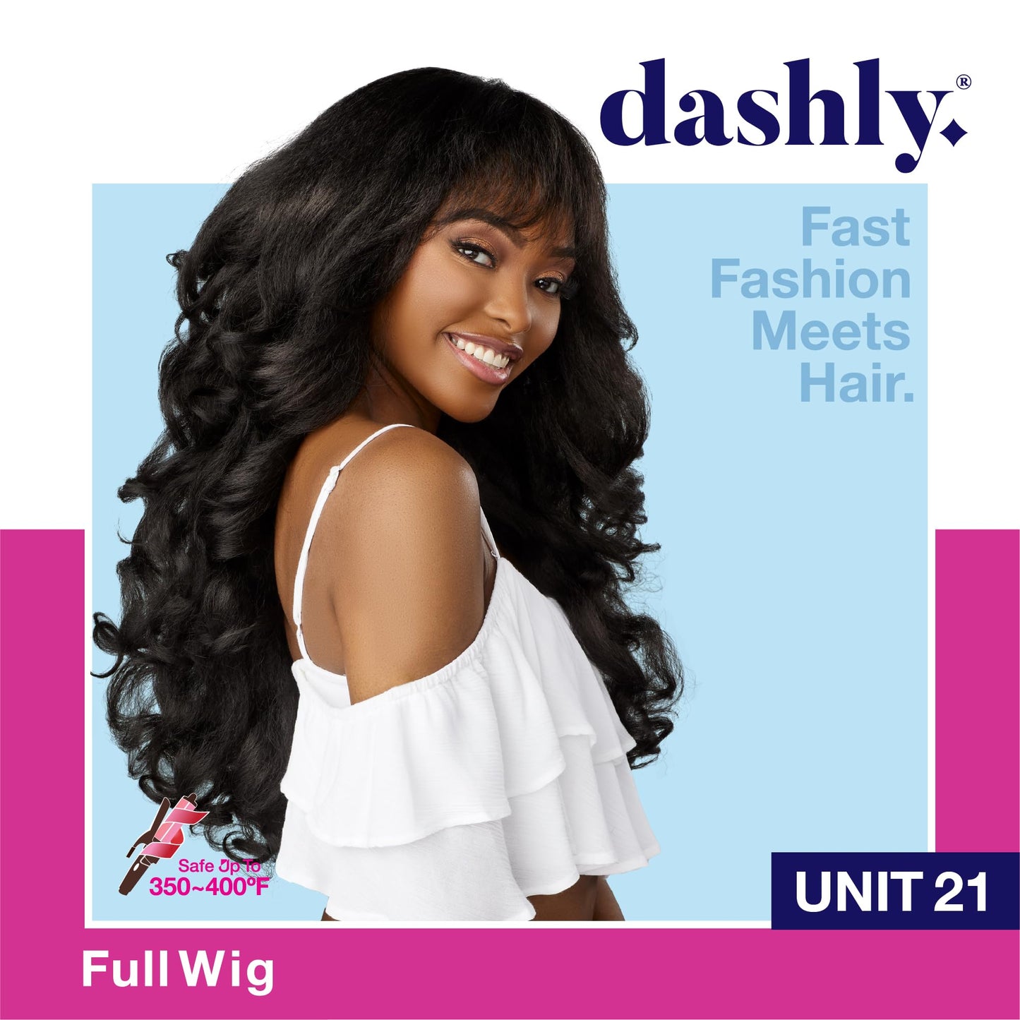 Sensationnel Dashly Wig-Unit 21, BALAYAGELIGHTASHBLONDE
