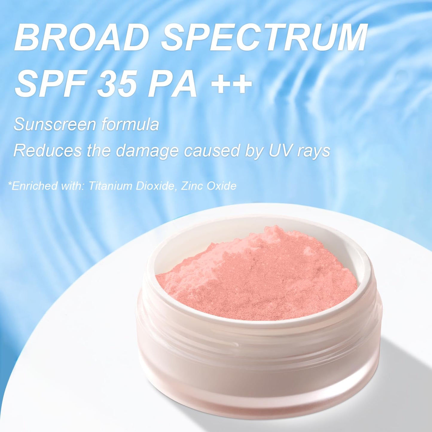 Mineral Powder Foundation, SPF 35, Talc-Free Lightweight Loose Powder for a Smooth & Matte Finish - Medium Coverage, Skin-improving Mineral Foundation (#06 Medium Beige Foundation Makeup)