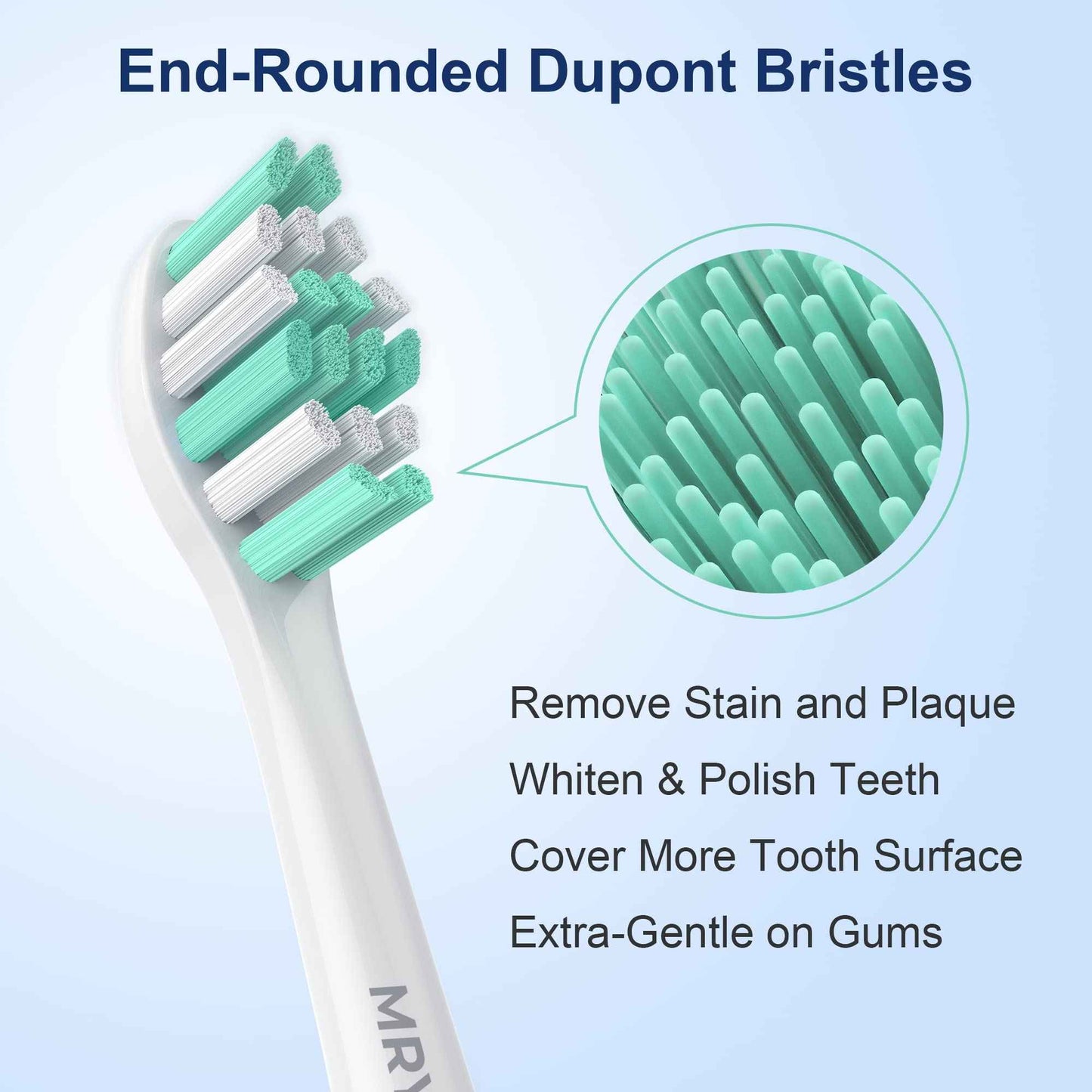 MRYUESG Toothbrush Replacement Heads Compatible with Philips Sonicare, 10 Pack, MRYUESG Electric Brush Head for Phillips Plaque Control