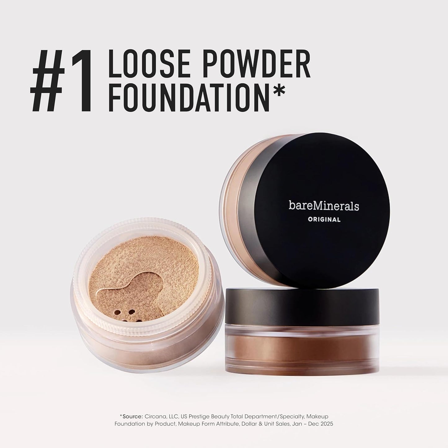 bareMinerals Original Loose Powder Foundation - SPF 15 Sheer to Full Coverage Makeup | Lightweight & Sun Protection
