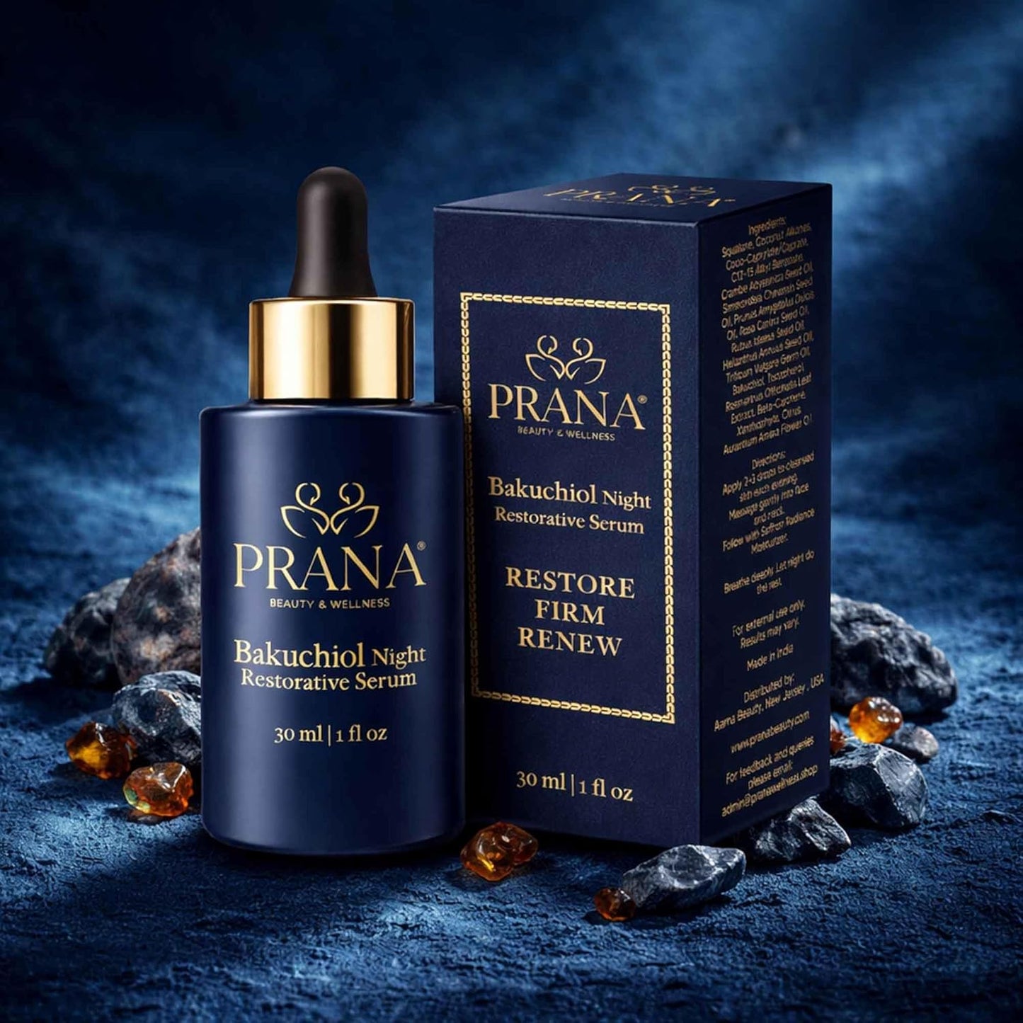 Bakuchiol Anti-Aging Serum - Ayurvedic Retinol Alternative with Squalane & Jojoba | Hydrating for Wrinkles & Radiant Skin - 30ml
