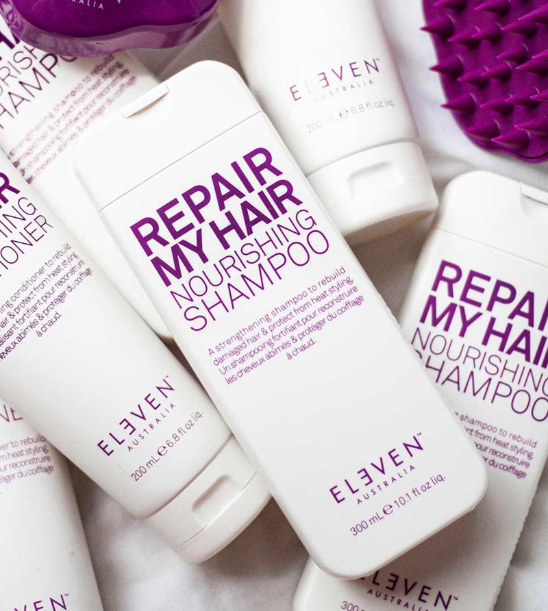 ELEVEN AUSTRALIA Repair My Hair Nourishing Shampoo for Women & Men - Sulfate Free Shampoo, Hydrating & Gentle, Strengthens Dry & Damaged Hair, Provides Deep Moisture, Color Safe Formula - 10.1 fl oz