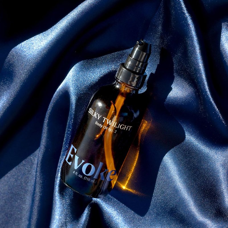 Plant Therapy Evoke Silky Twilight Body Oil 4 oz Refined Natural Scent with Warm, Powdery Undertones, Enhances Skin’s Glow & Elasticity with Squalane, Argan, and Vitamin E